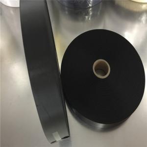 single face thin polyester satin  black yarn dye